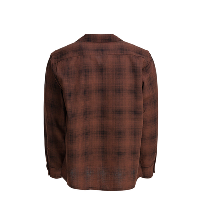MAYFEYR - Needles - Checked Wool One Up Shirt - RW163BSALMON