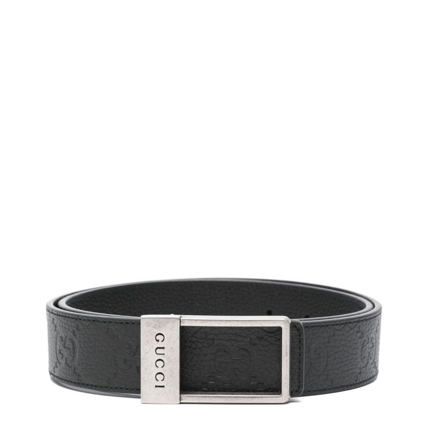 Reversible Belt with Rectangular Buckle