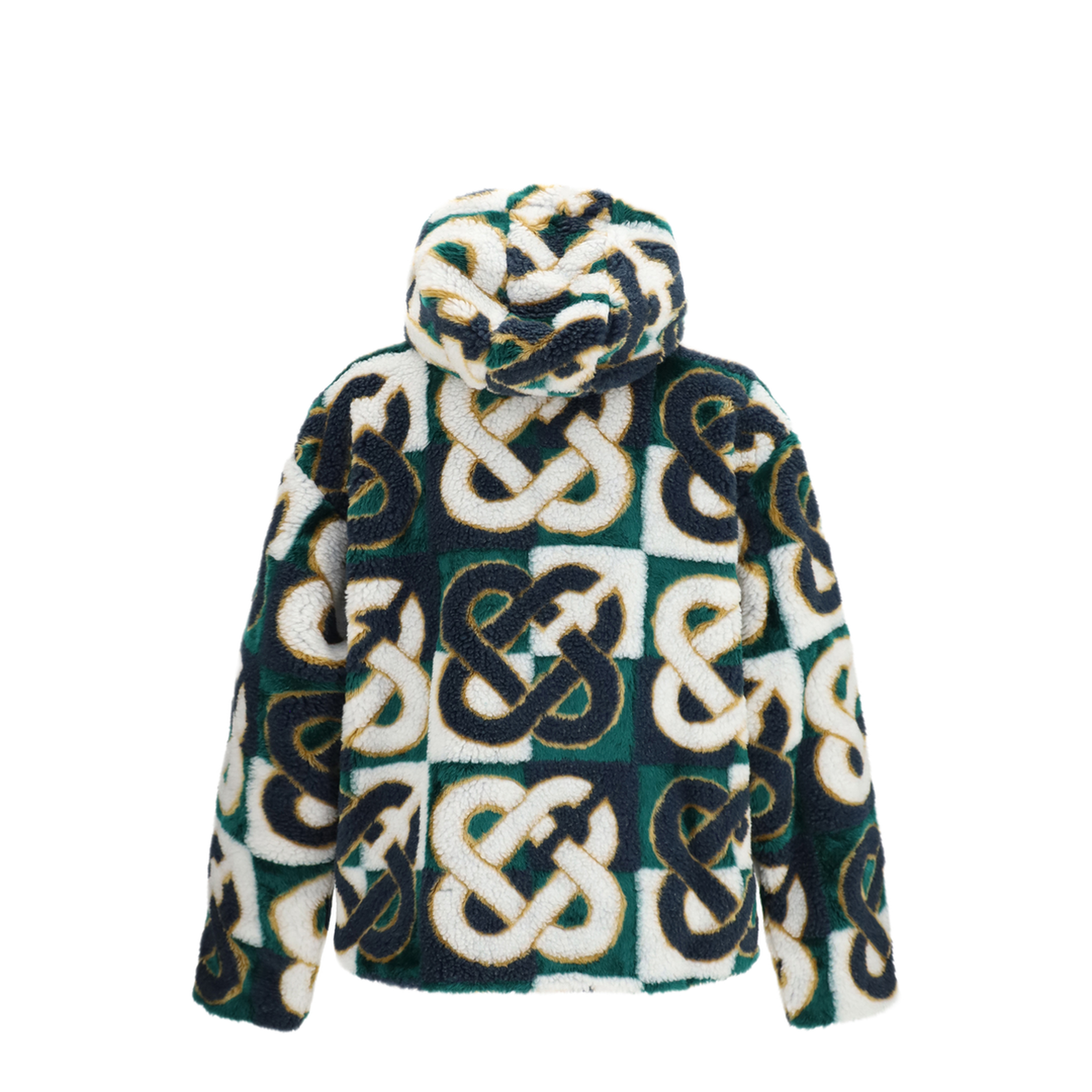 MAYFEYR - Casablanca - Monogram Fleece Hooded Jacket - MPF26JK49801MULTI