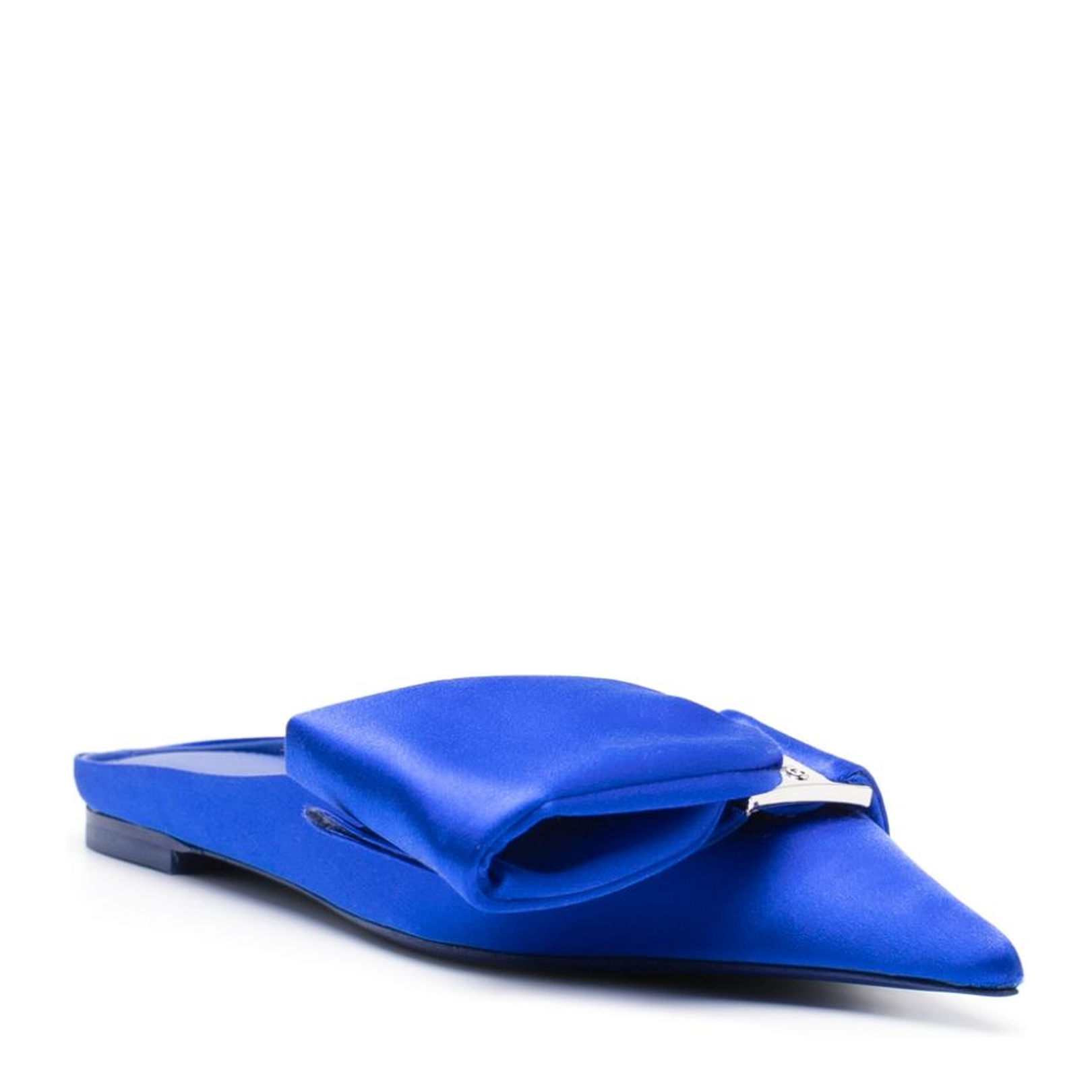 Royal Blue Satin Sandals