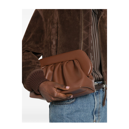 Bios Vegan Leather Clutch - Friar Brown