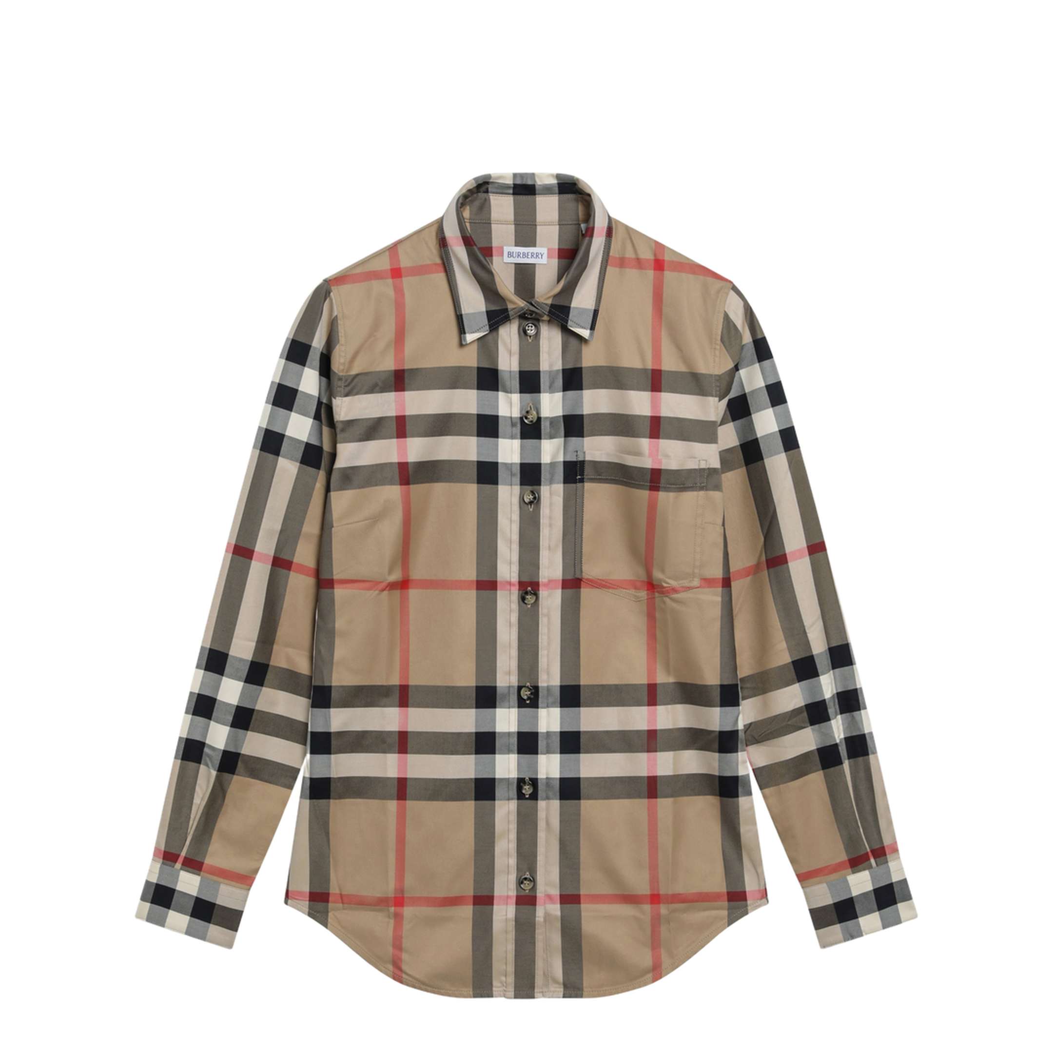 MAYFEYR - Burberry - Slim-Fit Cotton Twill Check Shirt In Archive Beige - 8111856155954A7028
