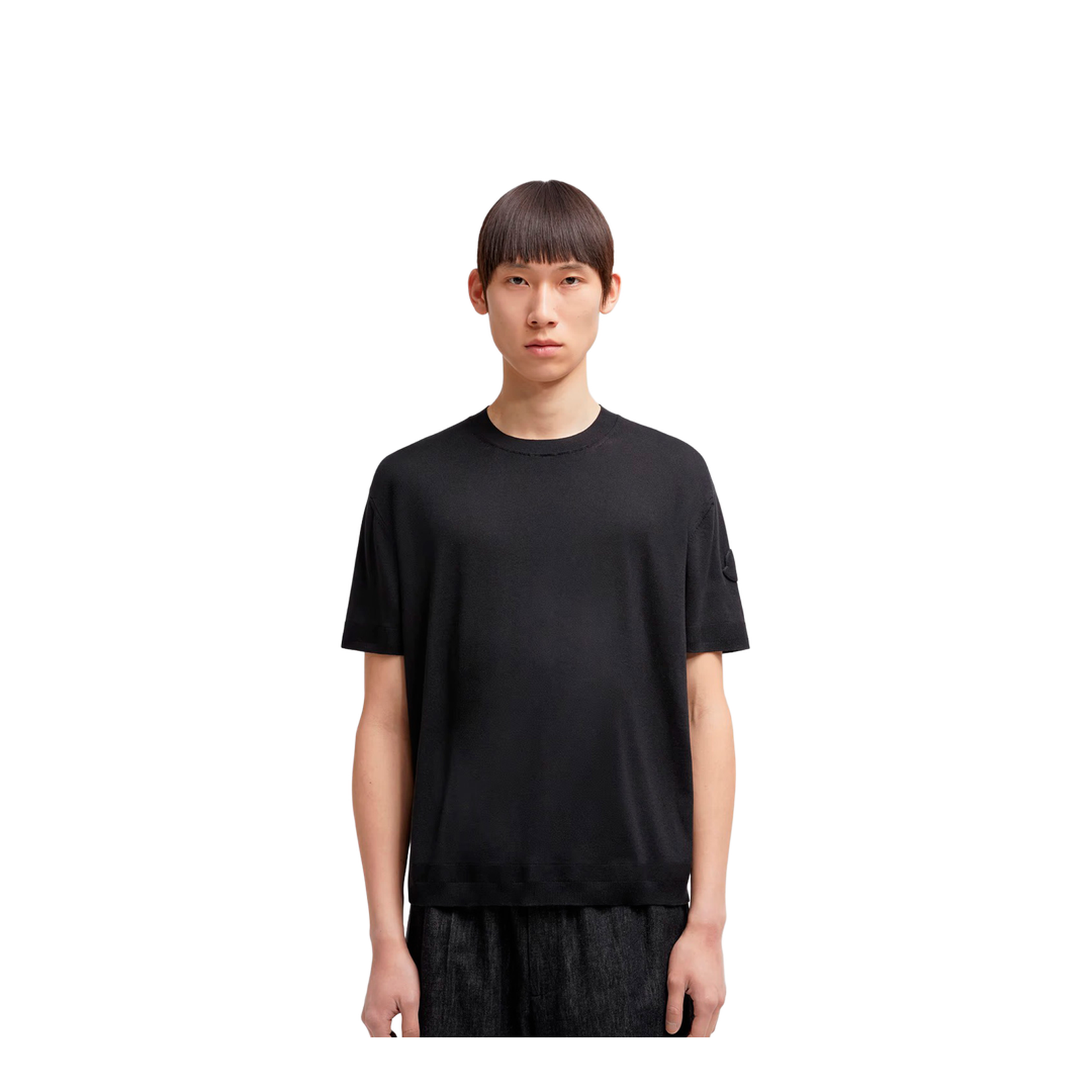 Silk & Cotton Knit T-Shirt