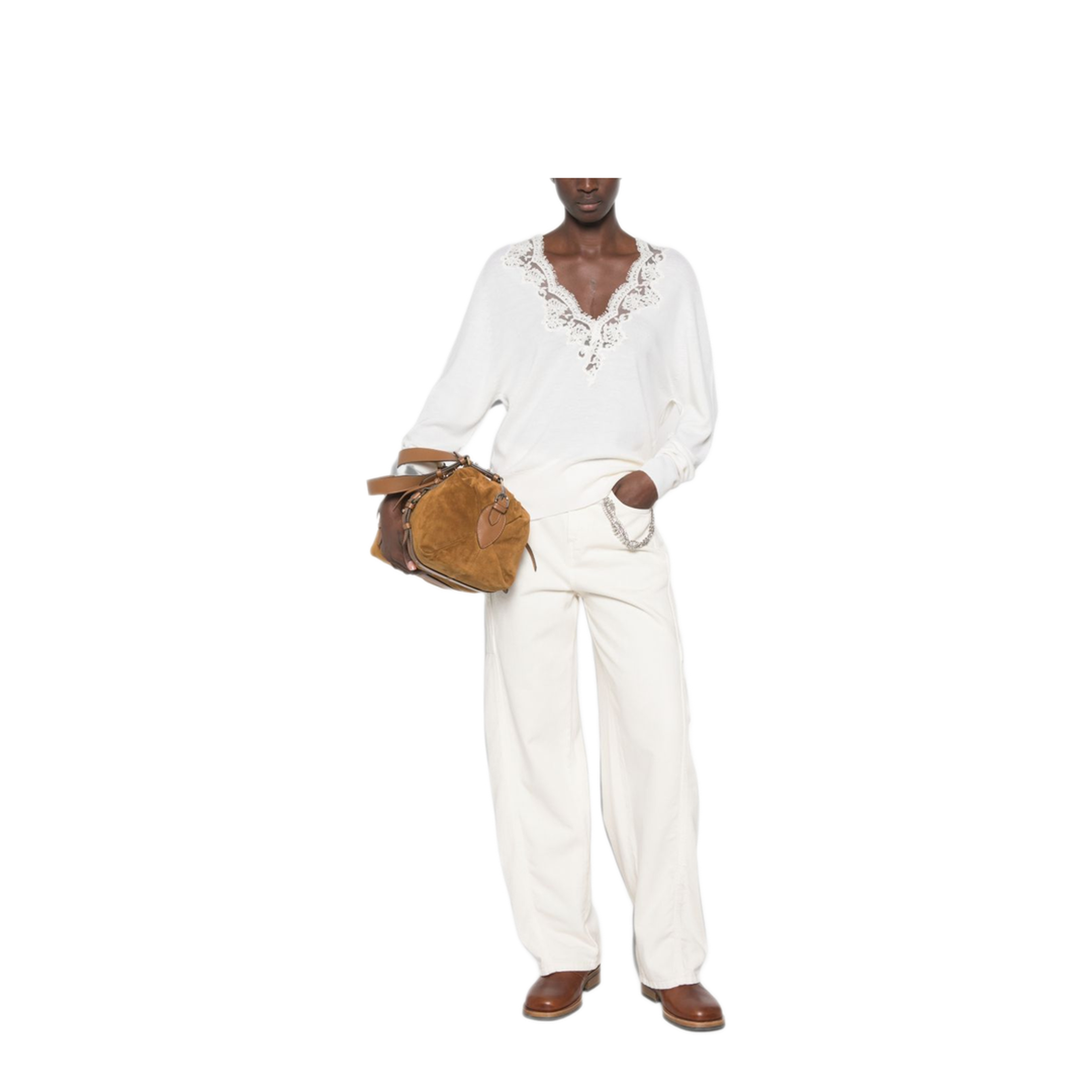 MAYFEYR - Ermanno Firenze - Trousers White - D49EP062EJ0MF333