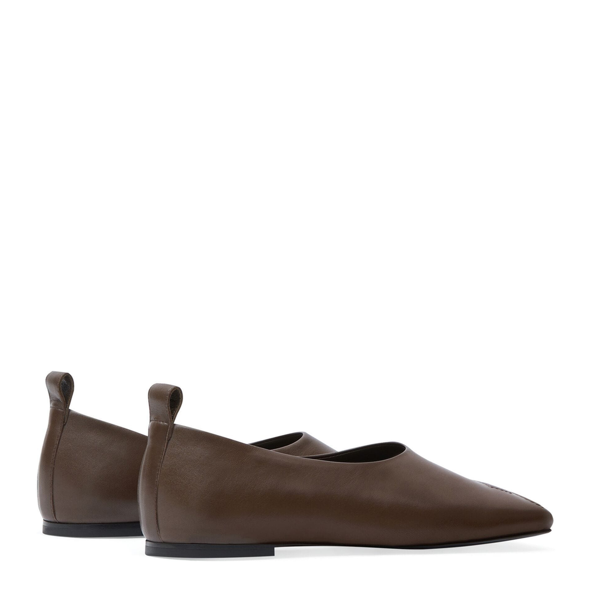 MAYFEYR - Courreges - Bark Calf Leather Slip On Loafers - 324SCS105CR00521146