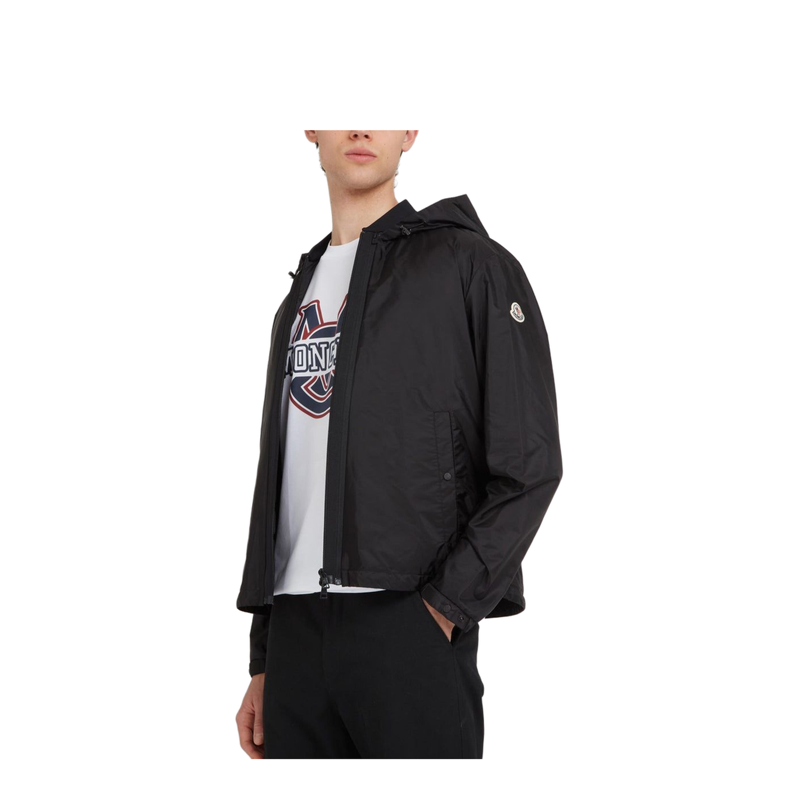 Sarrans Jacket in Black Fabric
