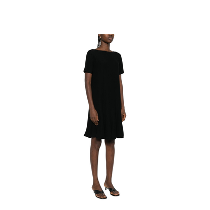 Technical Cady Dress with Pleats
