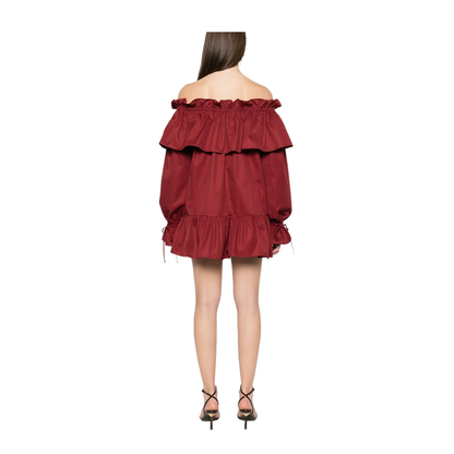 Off-Shoulder Ruffled Dress