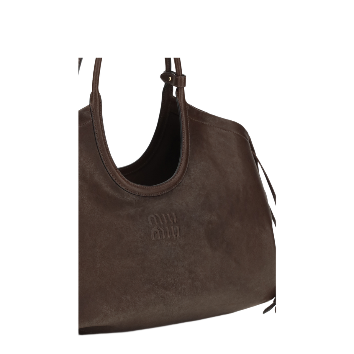 MAYFEYR - Miu Miu - Ivy Nappa Shopping Bag - 5BG342VOOO2BBLF0NBL