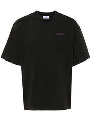 Off White T-shirts and Polos Black