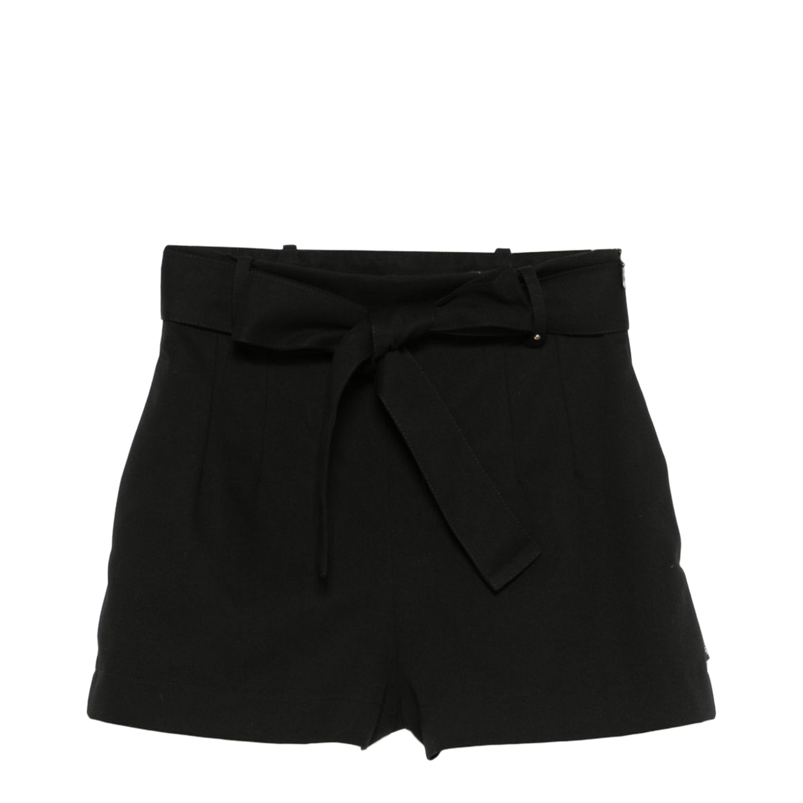 Black Gabardine Shorts
