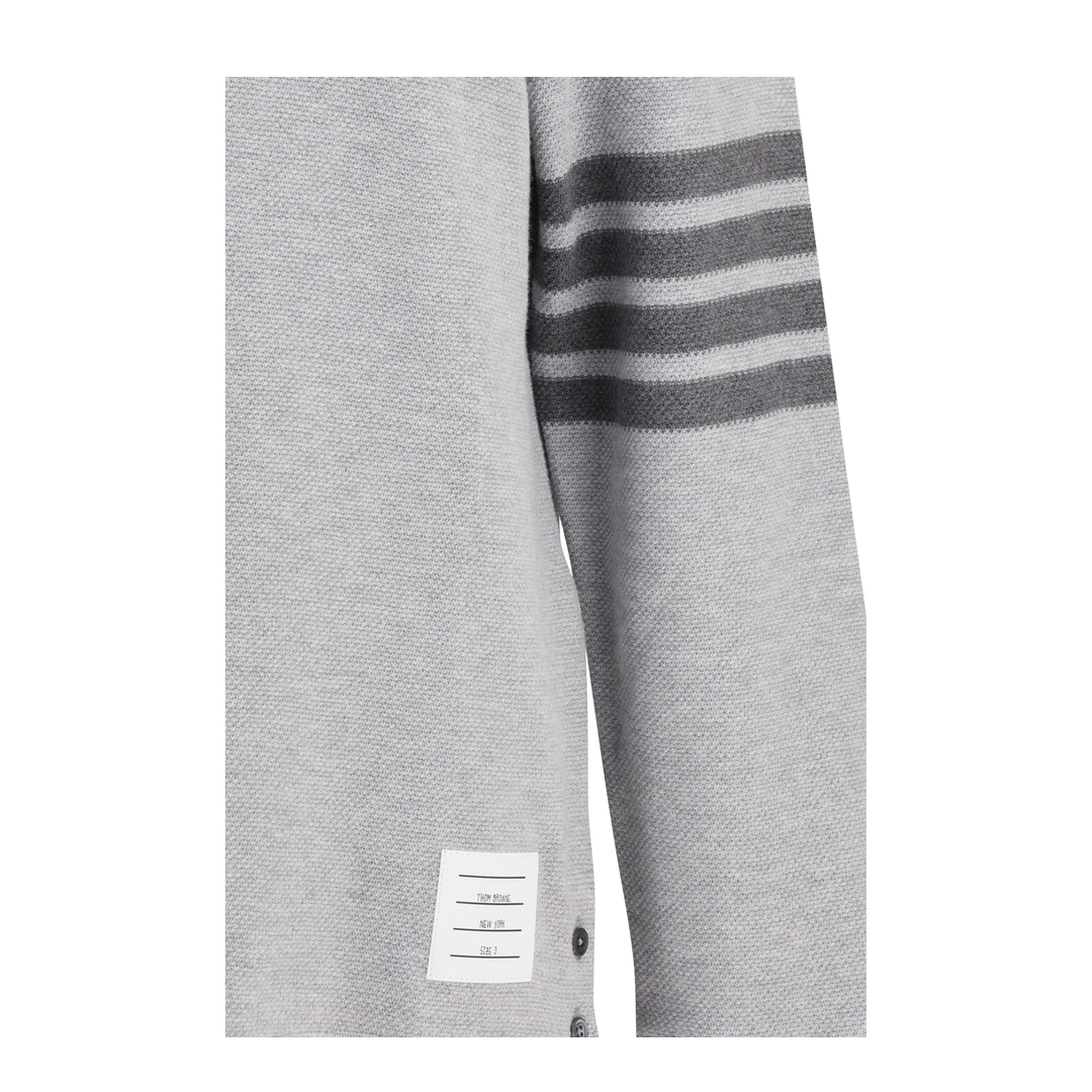 MAYFEYR - Thom Browne - Piqu Long Sleeve Polo - MJP234AJ0248050