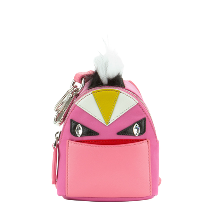 Leather Bag Bugs Backpack Charm Key Chain