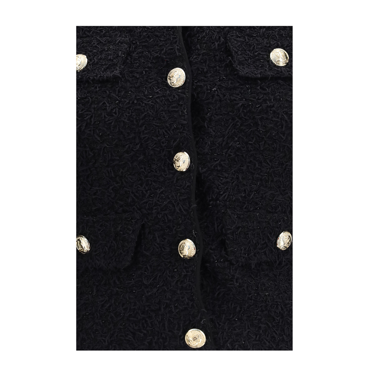 MAYFEYR - Balmain - Double Breasted Tweed Cropped Jacket - JA00000000330PA