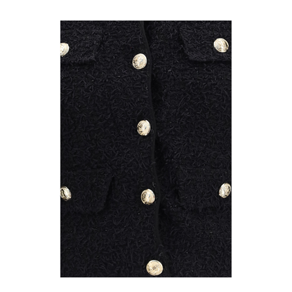 MAYFEYR - Balmain - Double Breasted Tweed Cropped Jacket - JA00000000330PA