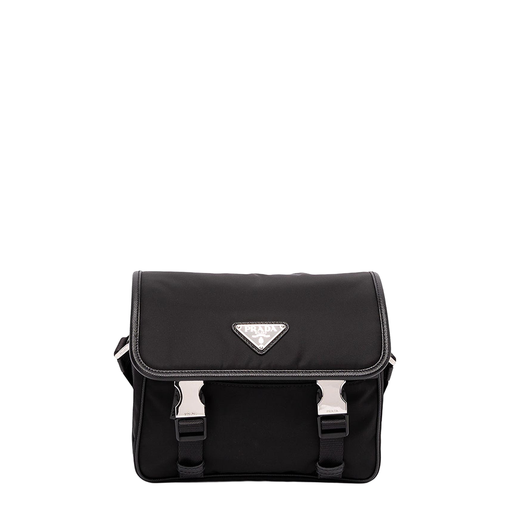 Re-Nylon and Saffiano Leather Shoulder Bag