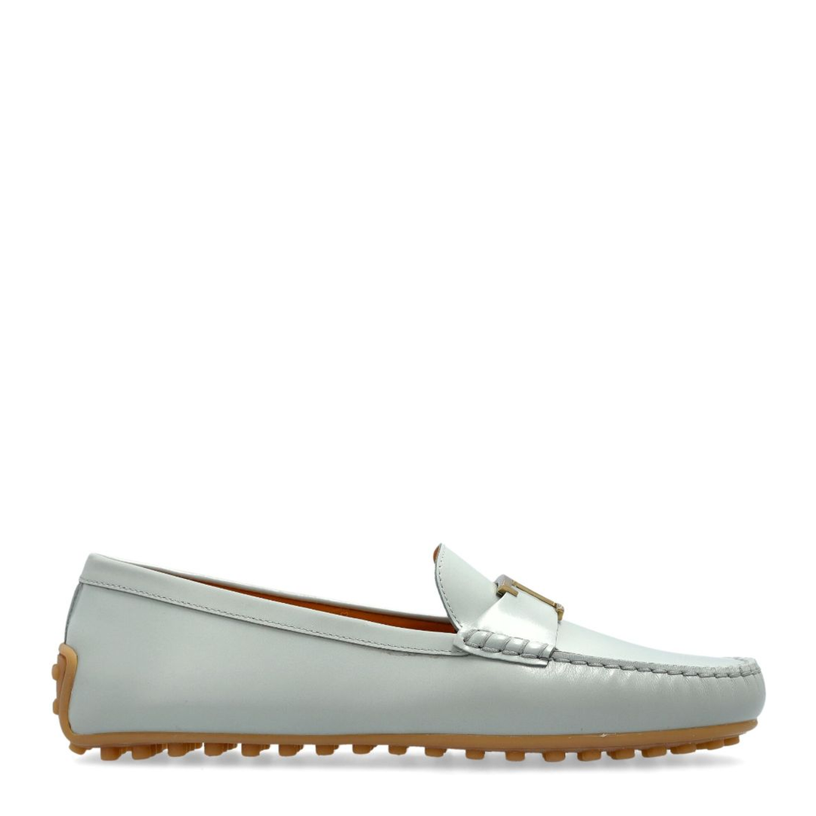 Grey Flat Moccasins