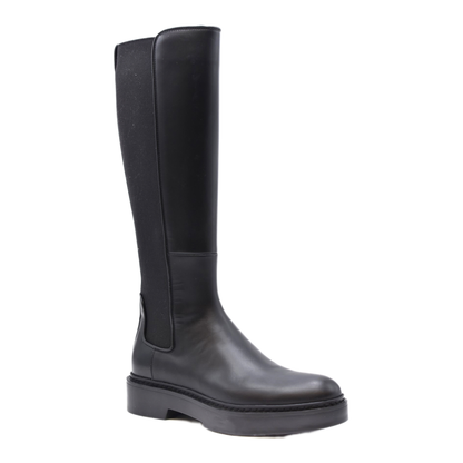 MAYFEYR - Santoni - Black Leather Boots - WSHW59512SMONUORN01