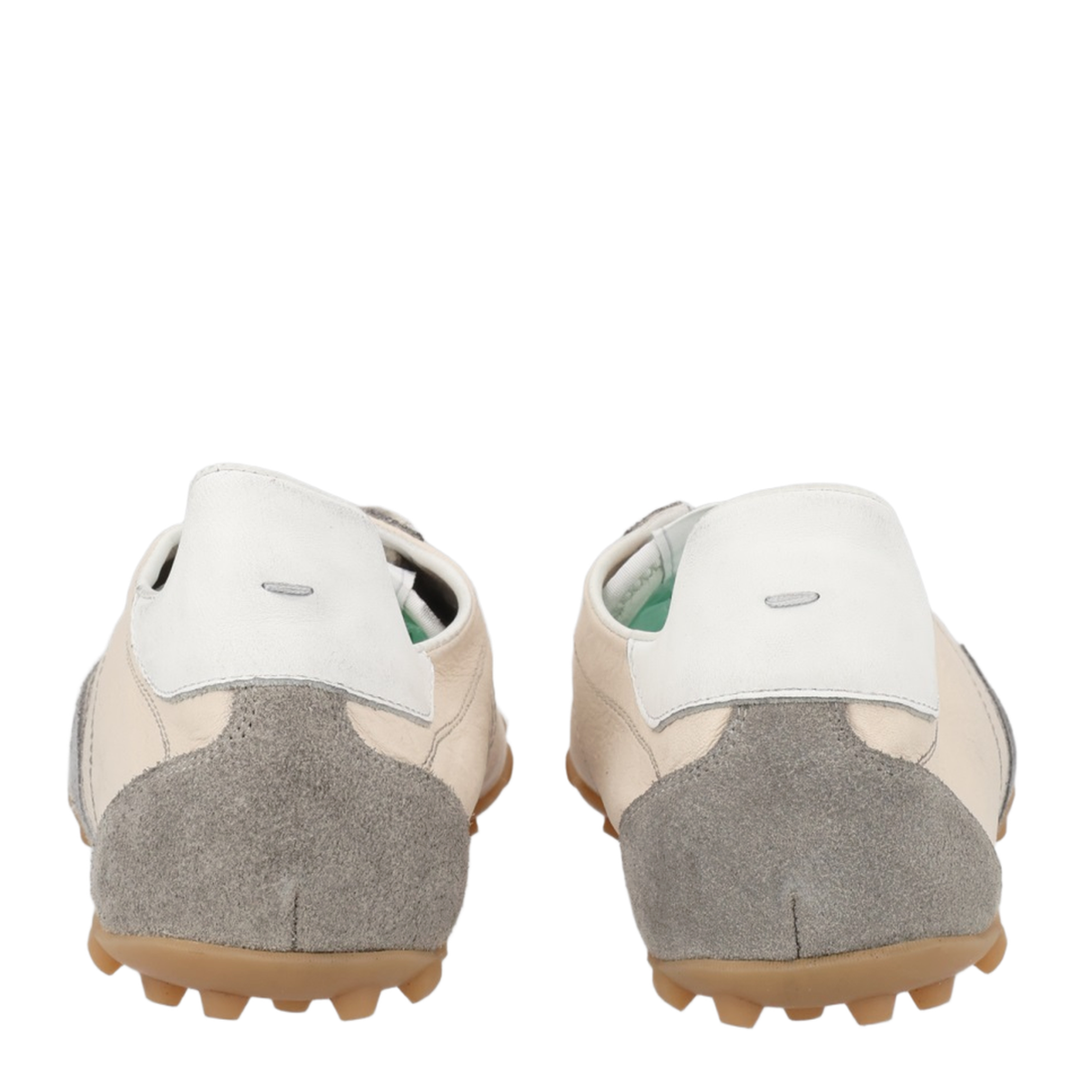 Sprinters Sneakers In Cream Leather And Vintage Suede