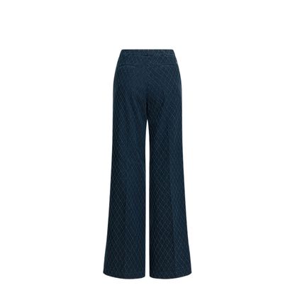 MAYFEYR - Shaft Jeans - Flare Pin Diamond Wide Leg Jeans - EP1D34E0724DENIM