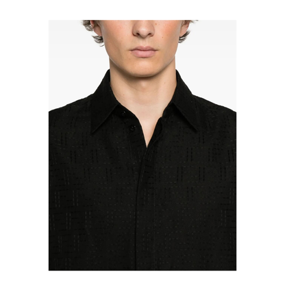 MAYFEYR - Fendi - Linen Ff Jacquard Oversize Shirt - FS1317AU6Y