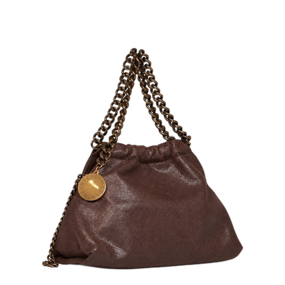 Falabella Shaggy Deer Wallet-On-Chain Crossbody - 7745 Mahogany