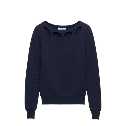 MAYFEYR - Prada - Cotton Boat Neck Sweater - P24P2RSOOO17BH