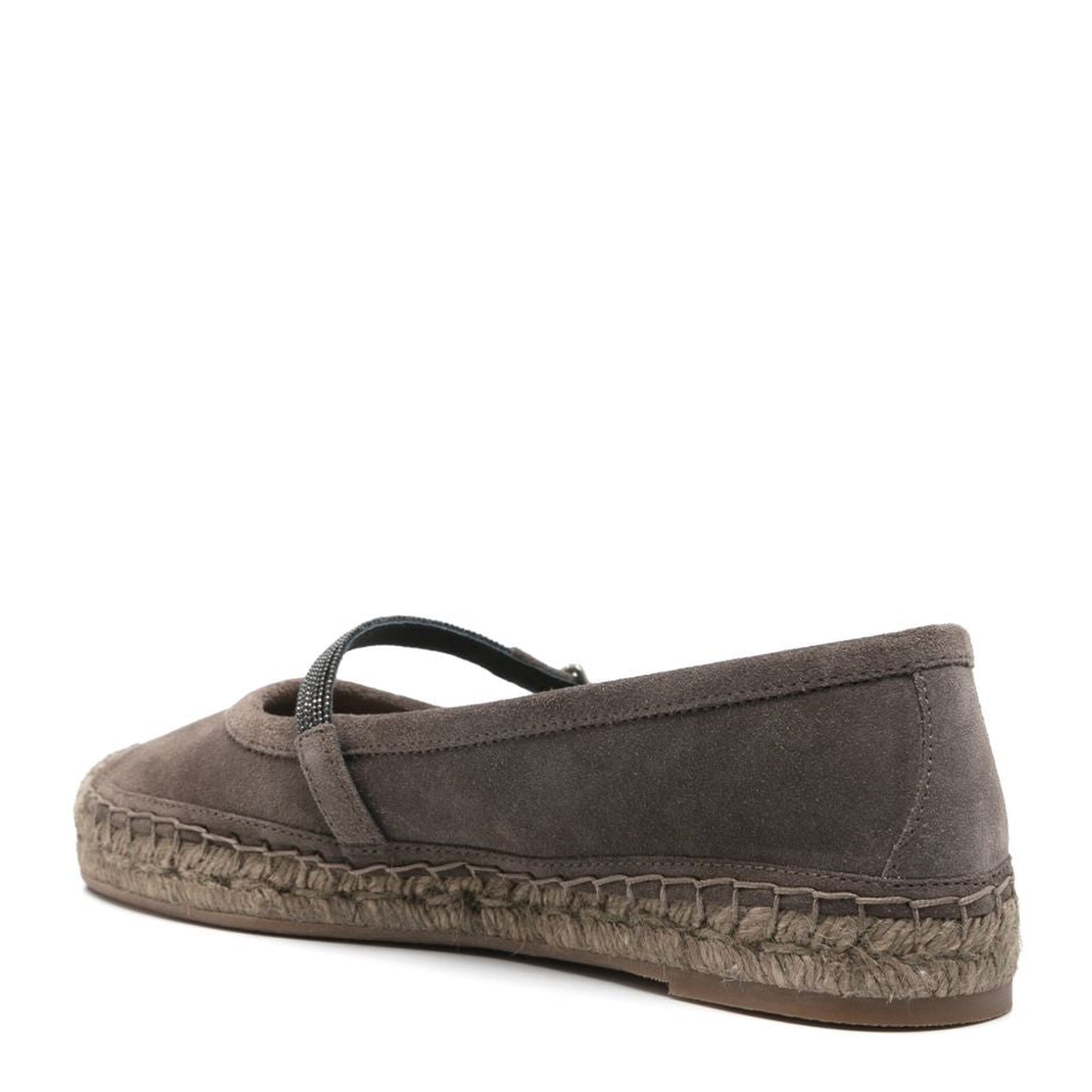 Taupe Brown Flat Shoes
