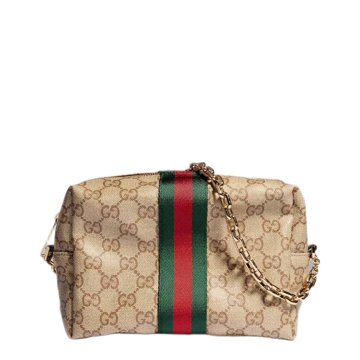 GG Supreme Canvas Toiletry Case - Beige/Ebony Supreme