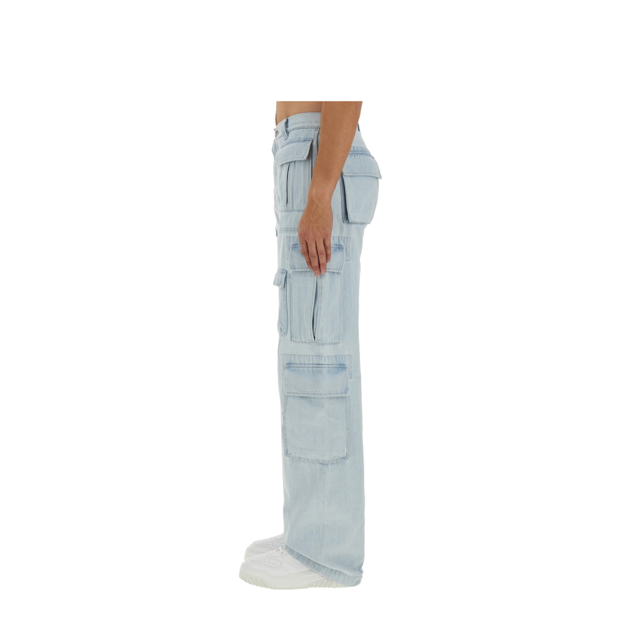 Cargo Jeans Light Blue