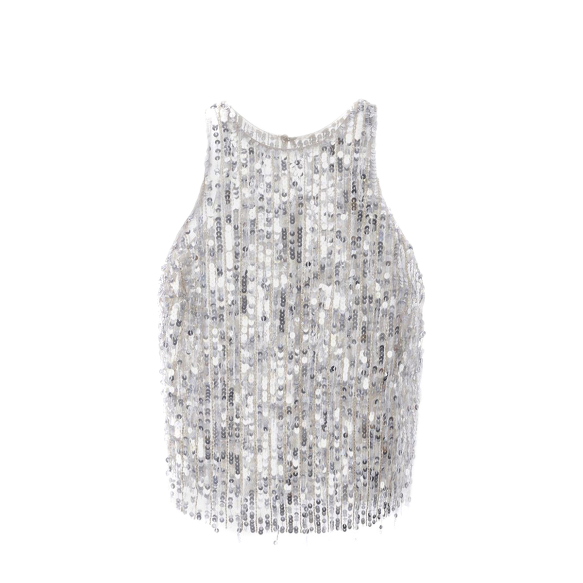 MAYFEYR - Elisabetta Franchi - Silver Top - CN00742E2346
