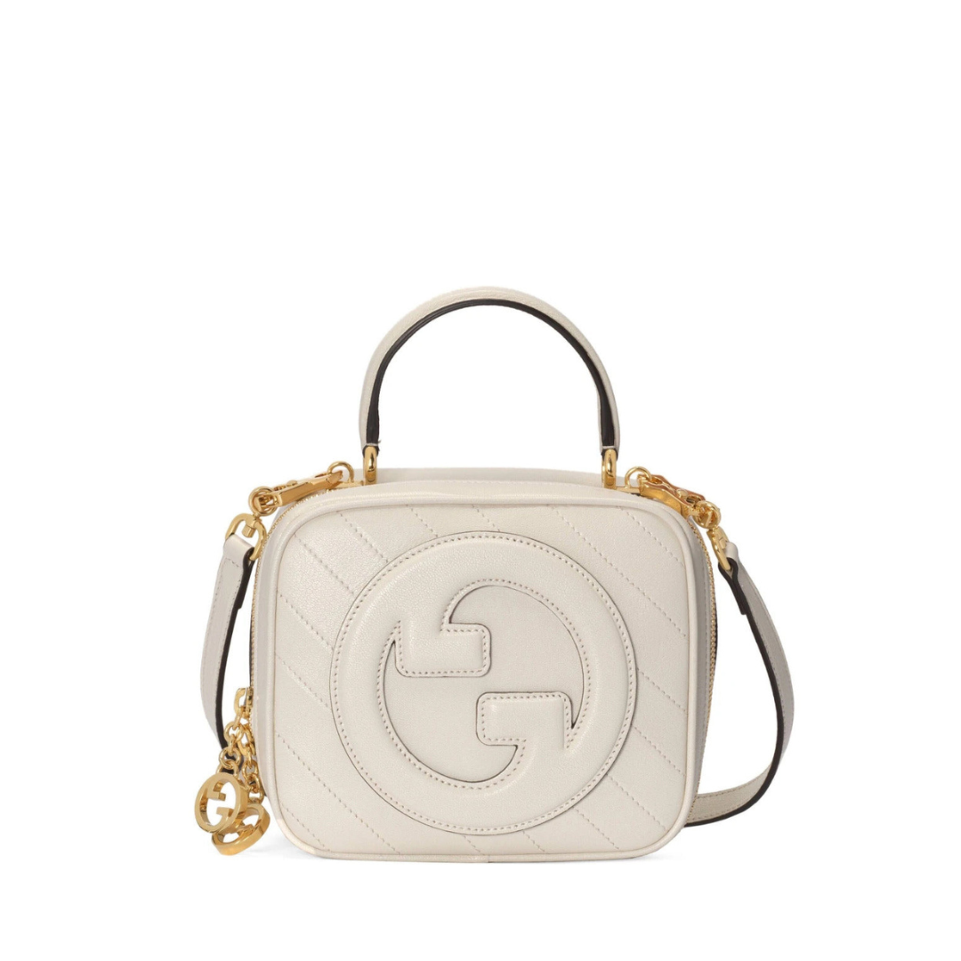 Blondie Top Handle Bag, Gold Hardware