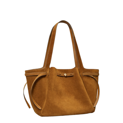 Romy Leather Shoulder Bag - Brown