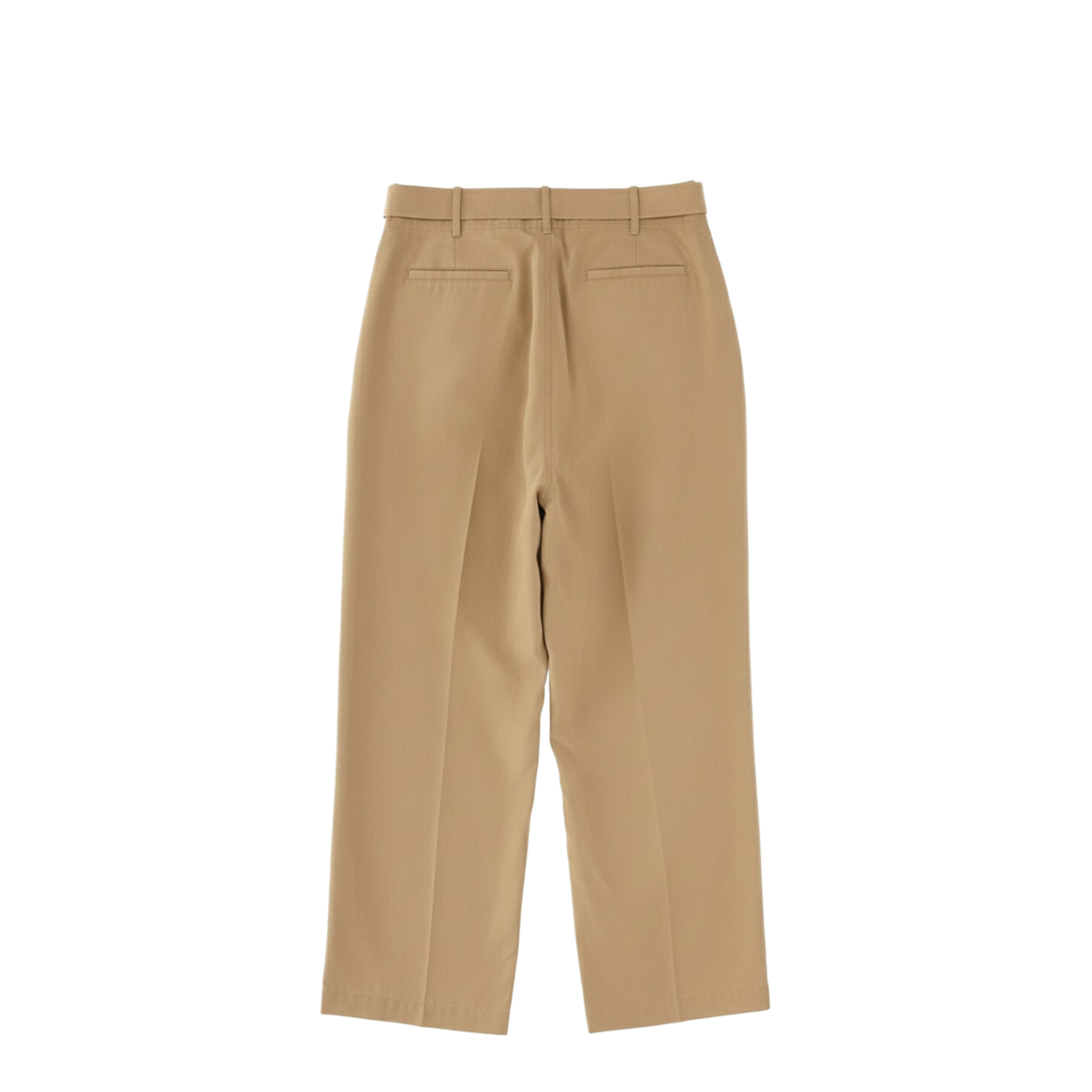 Belted Pleated Trousers