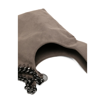Falabella Suede Wristlet Bag