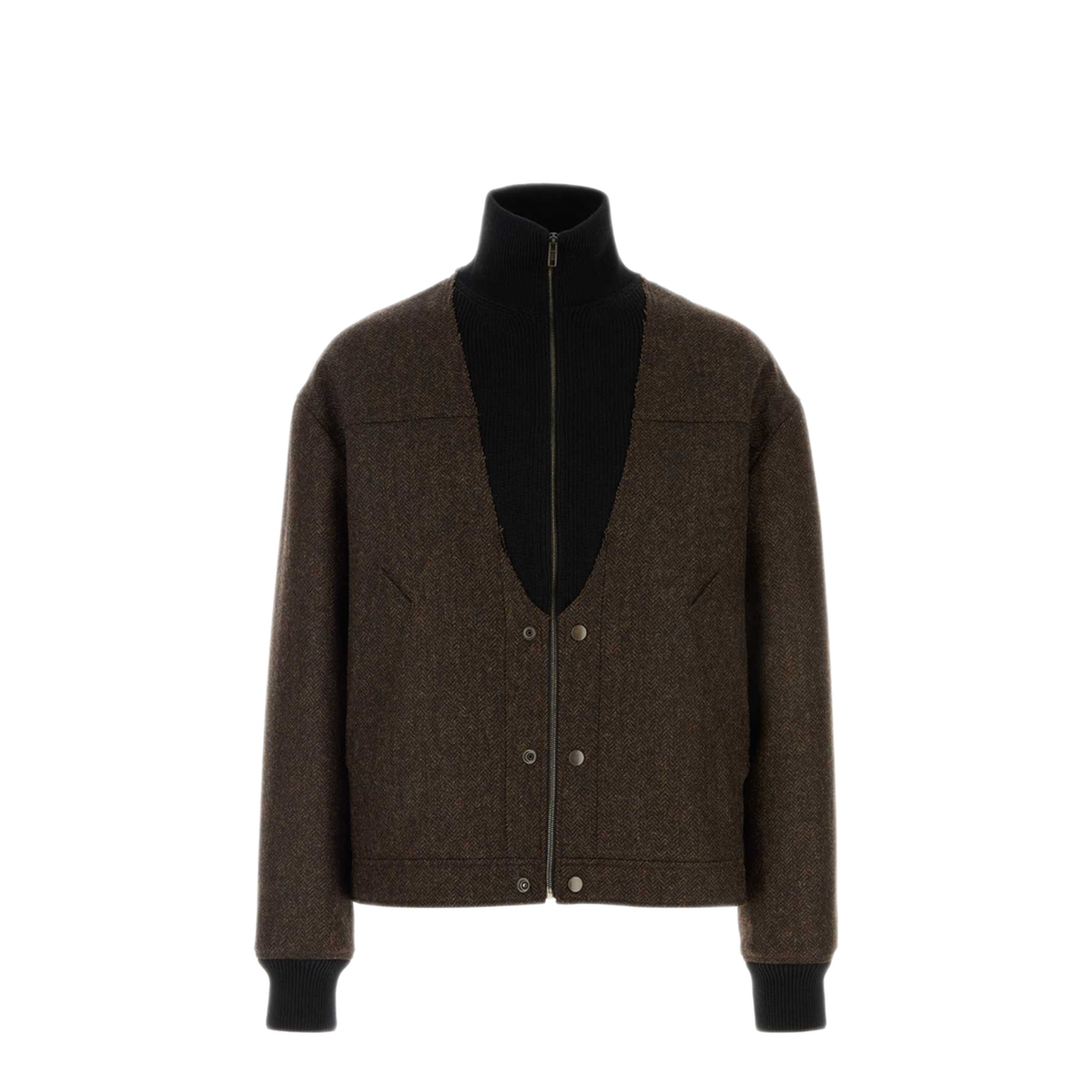MAYFEYR - Maison Margiela - Zipped Herringbone Bomber Jacket - S67AM0122S54246003F