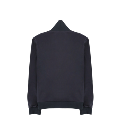 Blue Full Zip Jacket With Zip Closure