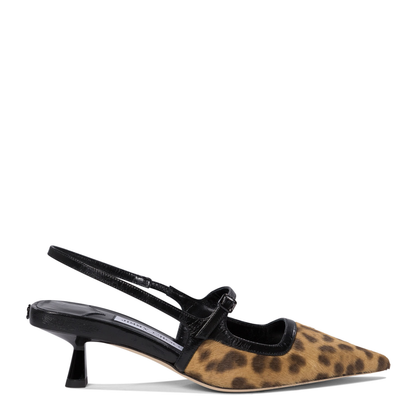 MAYFEYR - Jimmy Choo - Didi 45 Mm Slingbacks - DIDI45BXRNATURALBLACK