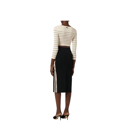 MAYFEYR - Elisabetta Franchi - Skirts Black - GK27S61E2685