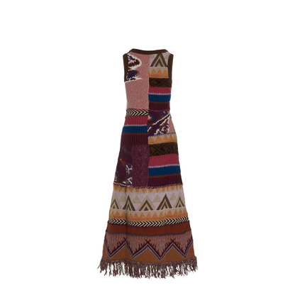 Wool Blend Maxi Dress