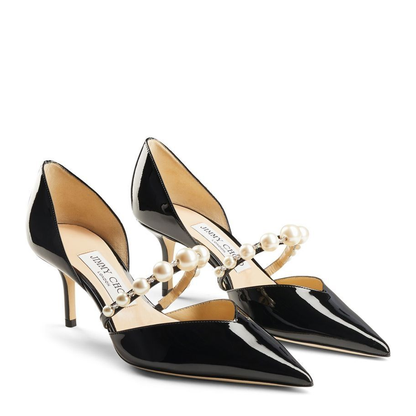 MAYFEYR - Jimmy Choo - With Heel Black - AURELIE65XKMBLACKWHITE