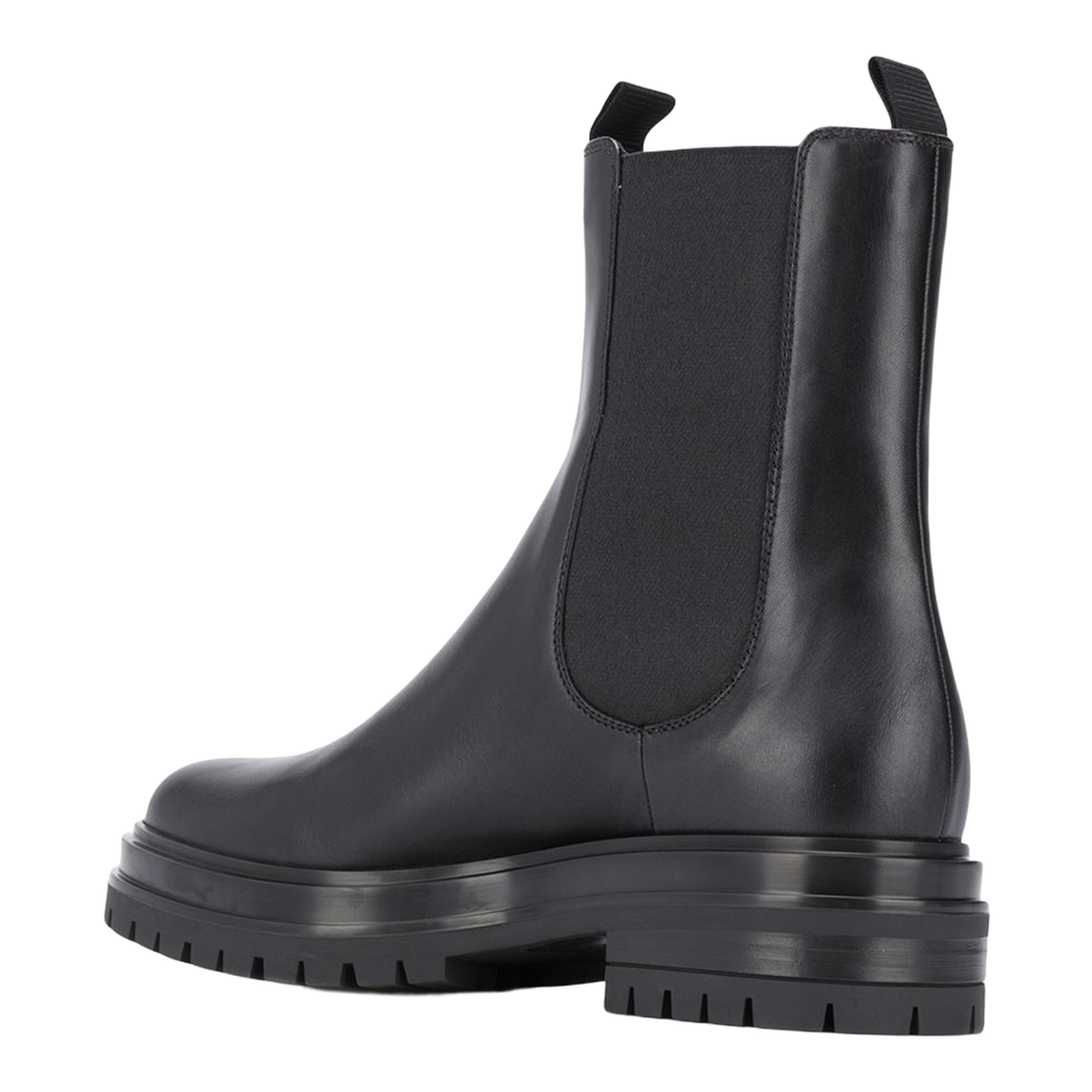 Leather Ankle Boots - Black