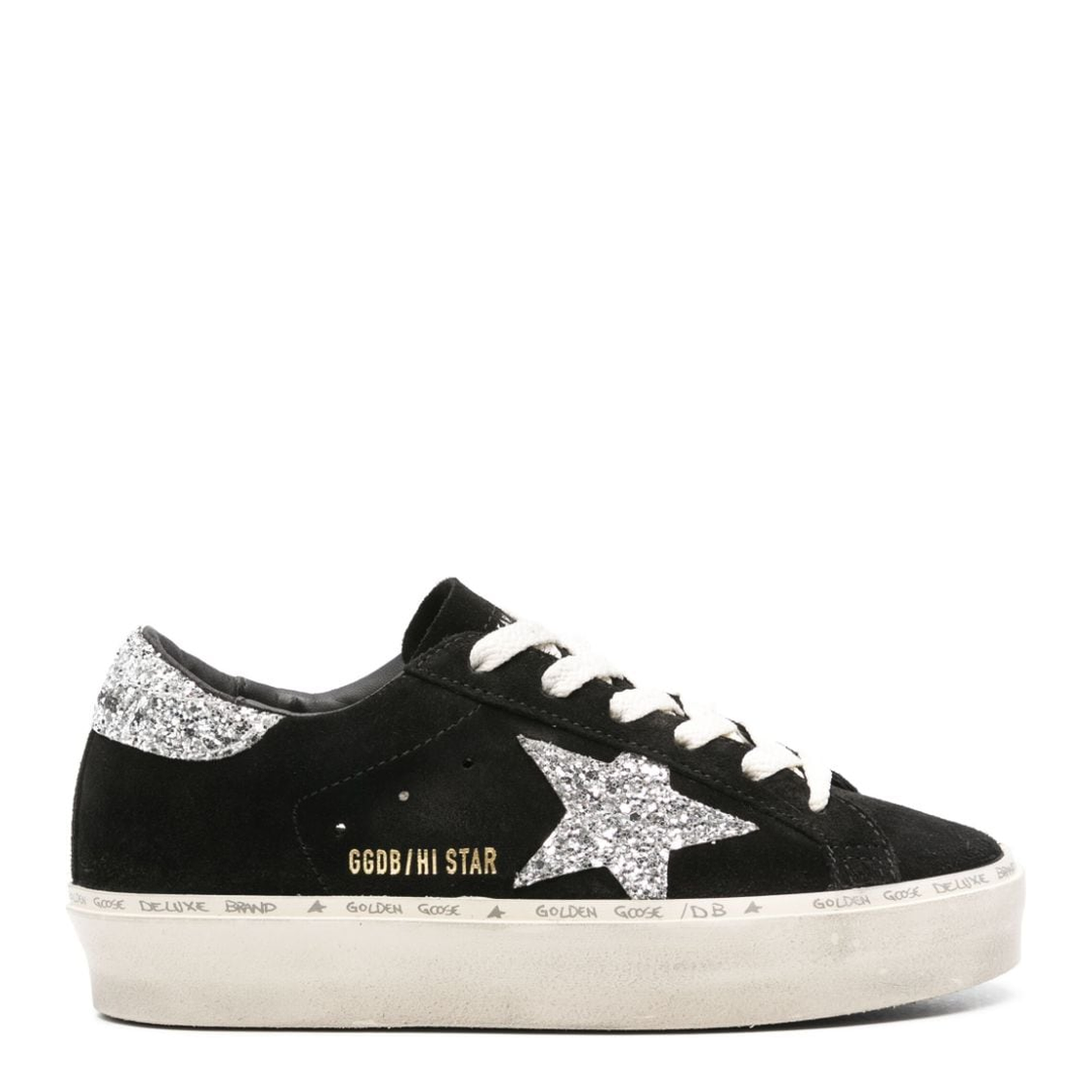 Black Hi Star Suede Sneakers