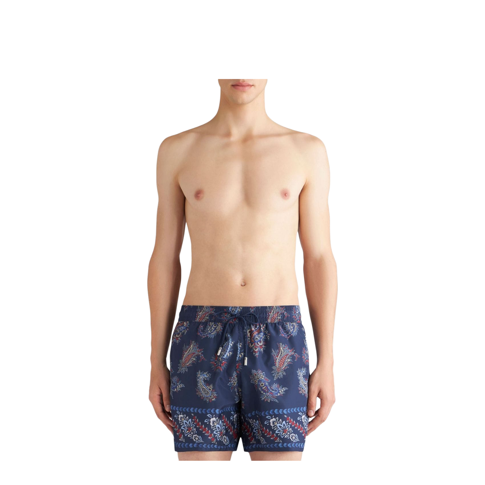 Paisley Print Swim Trunks