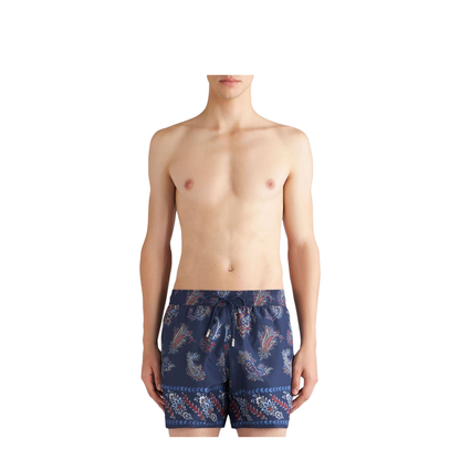 Paisley Print Swim Trunks