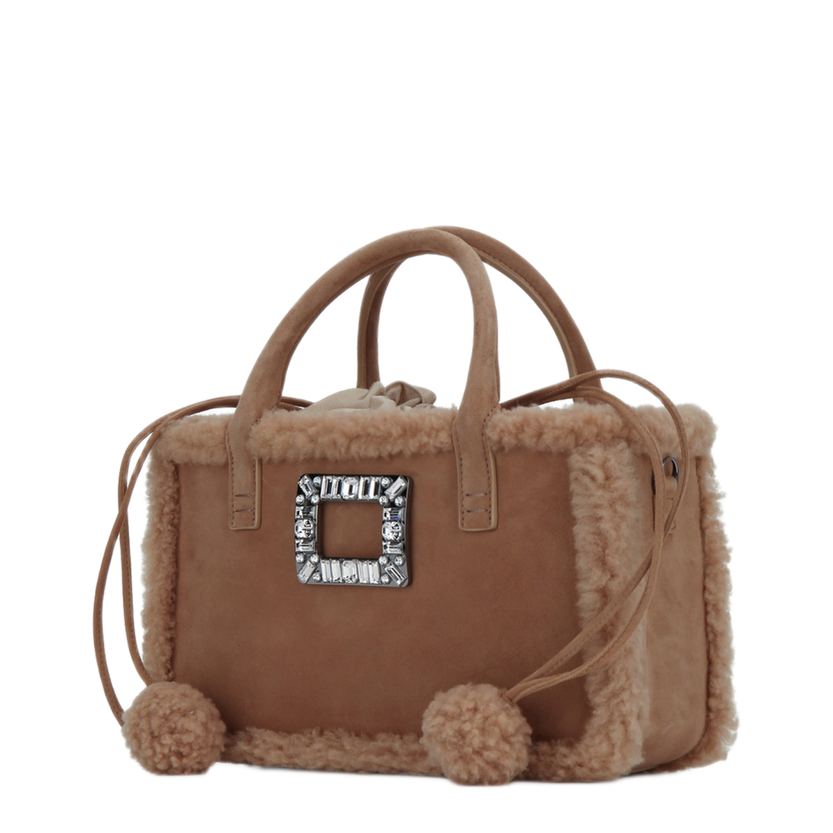 MAYFEYR - Roger Vivier - Viv Skate Shearling Top Handle - RBWAOZA3200UPV5P87