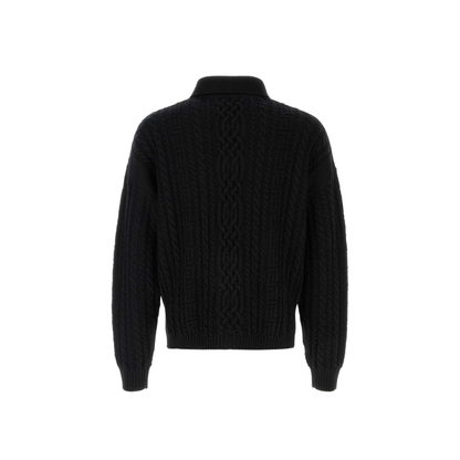 Black Cardigan Wool