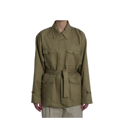 MAYFEYR - The Frankie Shop - Kelia Utility Jacket - JAFS22031430SAGE