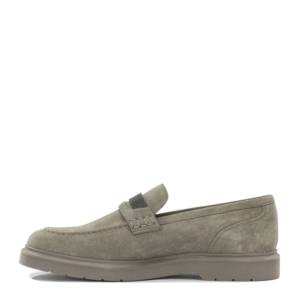 MAYFEYR - Brunello Cucinelli - Suede Loafers With Charm - MZSFG2370C8850X