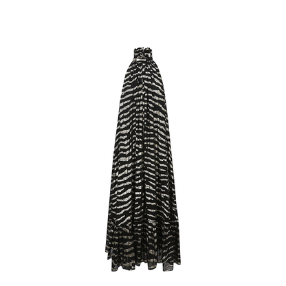 Printed Silk Short Dress